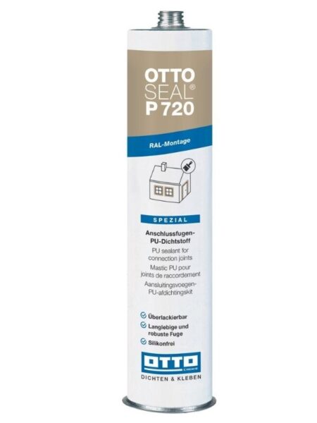 OTTOSEAL P720 Dış mekan pencere kenarı RAL uygulamaları için PU Mastik